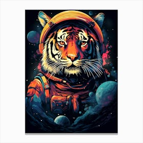 Space Tiger Canvas Print