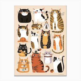 Cat'S Life Canvas Print