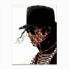 Michael Jackson king of pop Canvas Print
