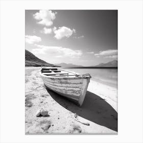 San Vito Lo Capo, Italy, Black And White Photography 4 Canvas Print