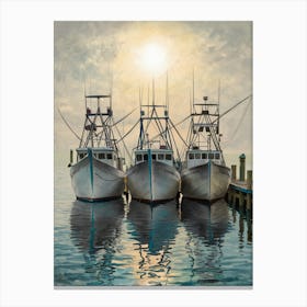 Fishing Boats Canvas Print