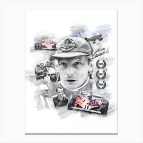 Niki Lauda Canvas Print