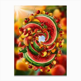 Watermelon Canvas Print