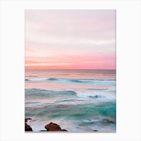 Greens Pool, Australia Pink Photography 1 Canvas Print