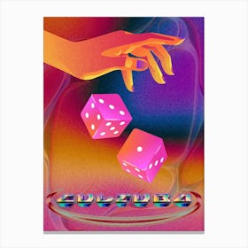 Roll the dice Canvas Print