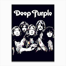 deep purple hard rock band music 1 Canvas Print