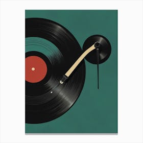 Vinyl Record Print Canvas Print