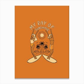 My Ray Of Sunshine Canvas Print