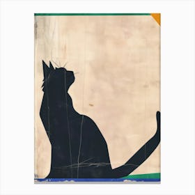 Cat 7 Cut Out Collage Canvas Print