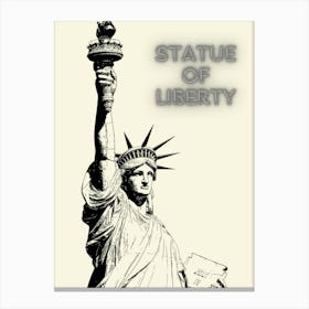 Statue Of Liberty Canvas Print