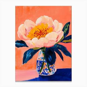 Blooming Peony 1 Canvas Print