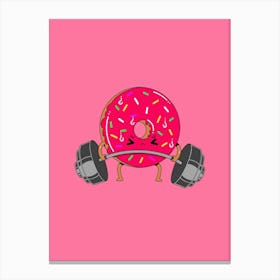 Donut Give Up Canvas Print