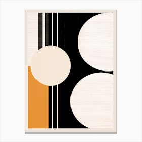Aesthetics Of Beige Bauhaus Canvas Print