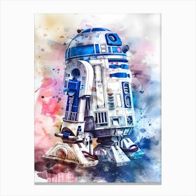 R2 D2 Droid Star Wars Canvas Print