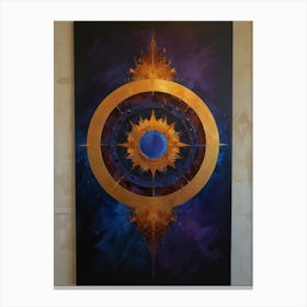 Golden Sun Canvas Print