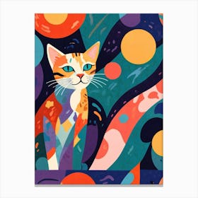 Cat In Space Canvas Print