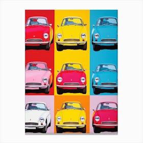 Classic Car Pop Art Canvas Print