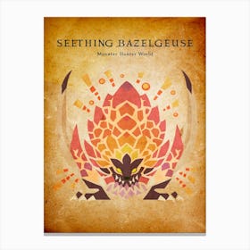 Seething Bazelgeuse Vintage Canvas Print