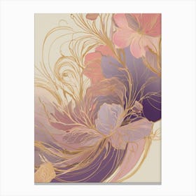 Abstract Floral Painting 3 Canvas Print