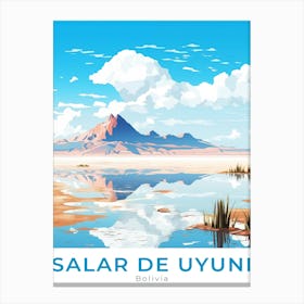 Bolivia Salar De Uyuni Travel Canvas Print