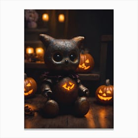 Creepy Cute Halloween Canvas Print