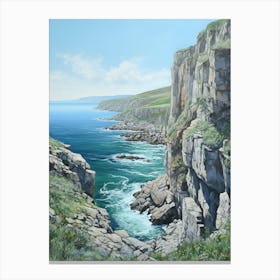 Cliffs Of Iona 1 Canvas Print