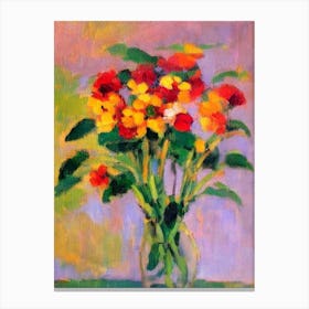 Stylophora Matisse Inspired Flower Canvas Print