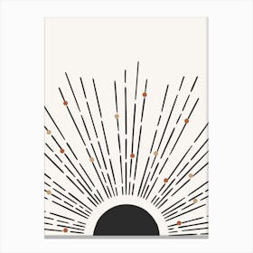 Bohemian Sunburst Canvas Print