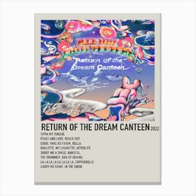 Return Of The Dream Canteen By Red Hot Chili Peppers Poster Decor 1 Canvas Print