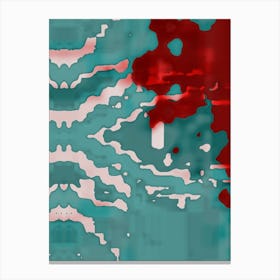 Blood Splatter Canvas Print