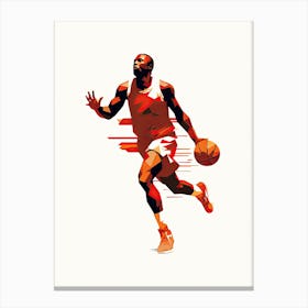 Basketball Player 2 Canvas Print
