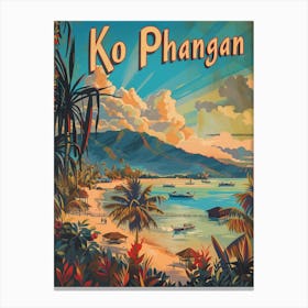 Ko Phangan Canvas Print