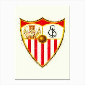 Sevilla Fc Painting Canvas Print