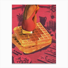 WAFFLE by Beth Hoeckel Canvas Print