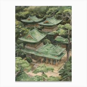 Shinto Temple Canvas Print