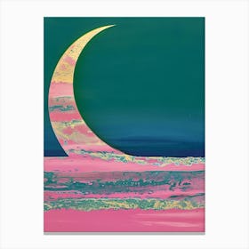 Pink Moon Canvas Print