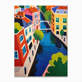 Amsterdam Canal Canvas Print