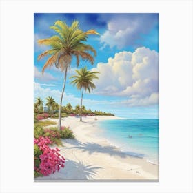 Beach Scene 6 Canvas Print