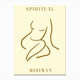 Spiritual Wooman 8 Canvas Print