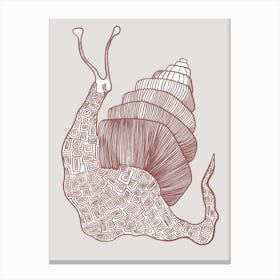 Snail Canvas Print