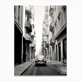 Marseille, France, Photography In Black And White 2 Canvas Print