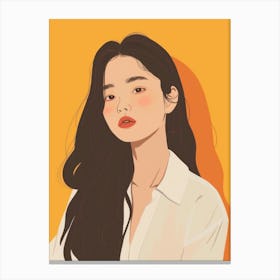 Asian Girl 40 Canvas Print