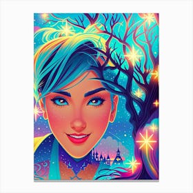 Fairytale Girl 3 Canvas Print