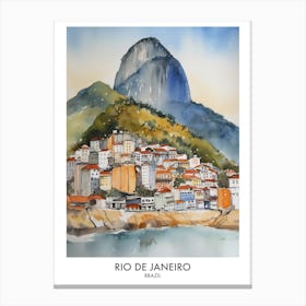 Rio De Janeiro Travel Poster 59 Canvas Print
