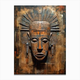 African Mask Art and Tribal Delights Canvas Print