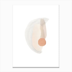 Light Watercolor Abstract Canvas Print