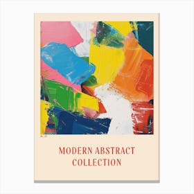 Modern Abstract Collection Poster 33 Canvas Print