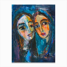 Two Sisters Canvas Print