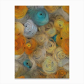 Abstract Swirls 8 Canvas Print