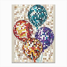 Disco Balloons 2 Canvas Print